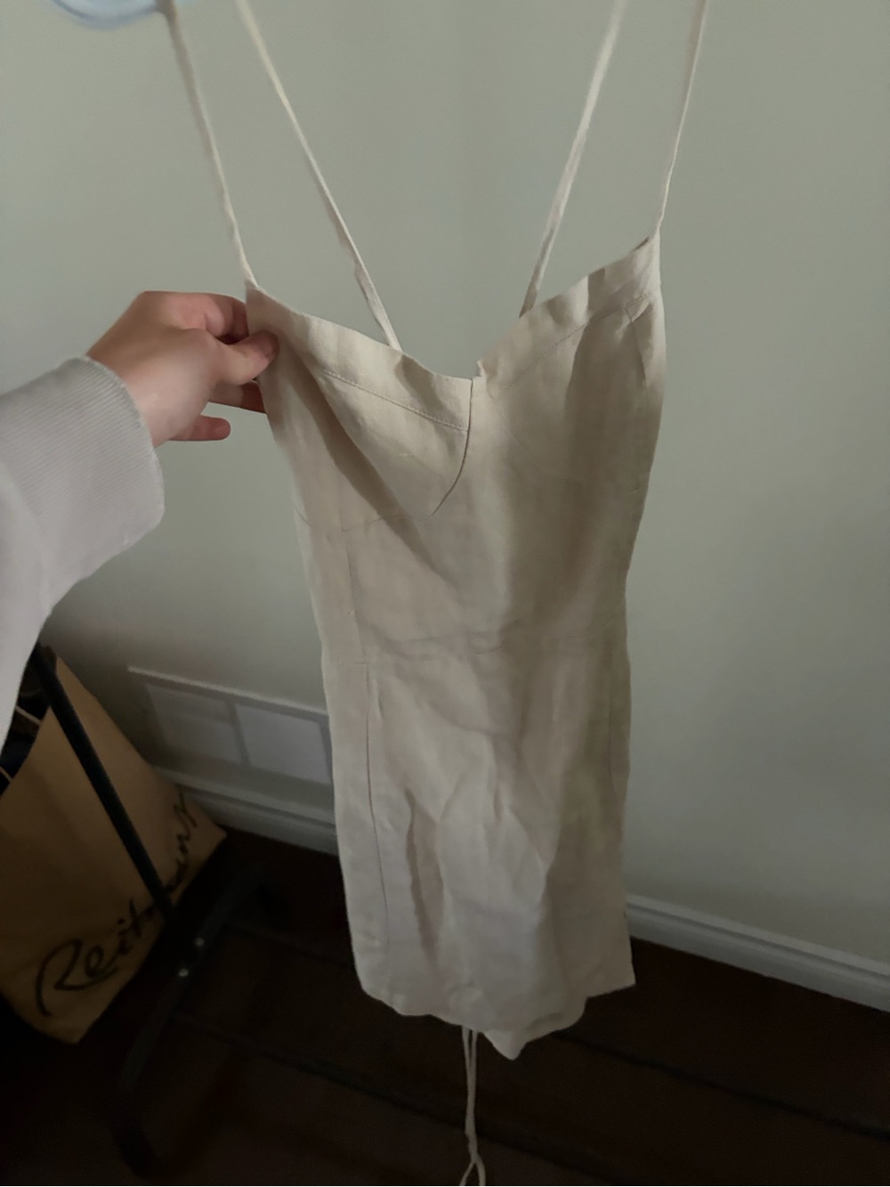 Oak + Fort Cream dress